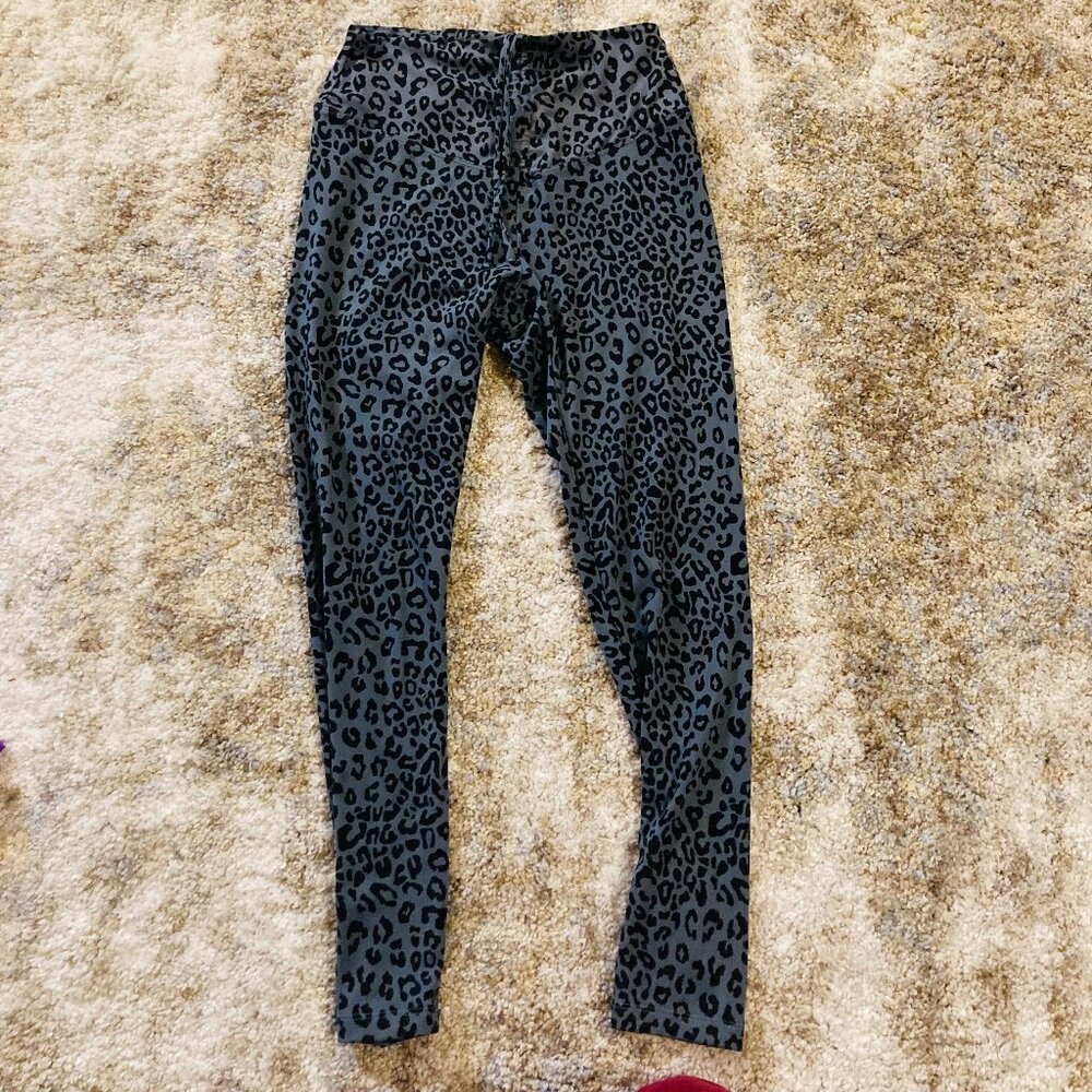 Leopard Print Pink Leggings
